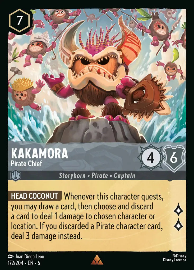 Kakamora - Pirate Chief 172/204 (Azurite Sea)