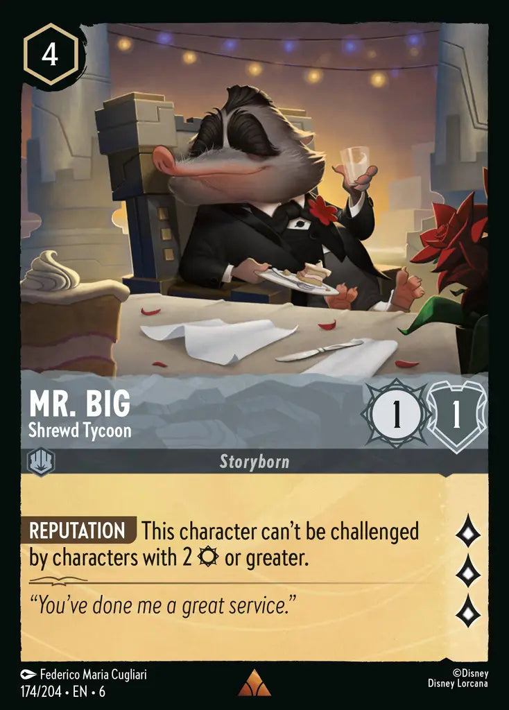 Mr. Big - Shrewd Tycoon 174/204 (Azurite Sea)