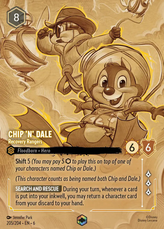 Chip 'n' Dale - Recovery Rangers 205/204 - Enchanted (Azurite Sea)