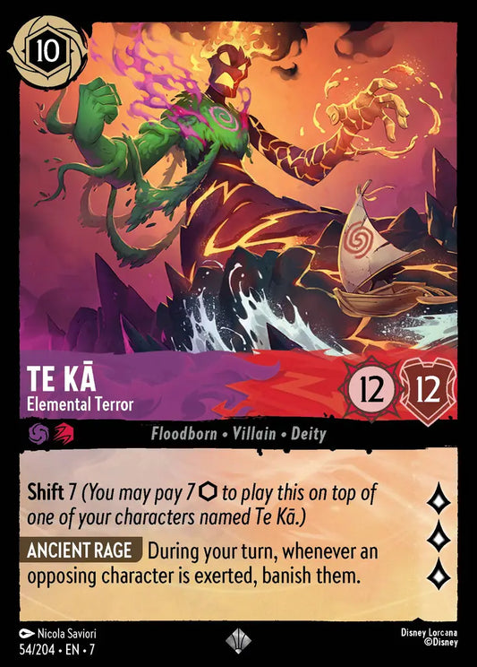 Te Kā - Elemental Terror 54/204 (Archazia's Island)