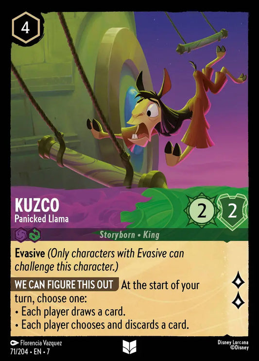 Kuzco - Panicked Llama 71/204 (Archazia's Island)