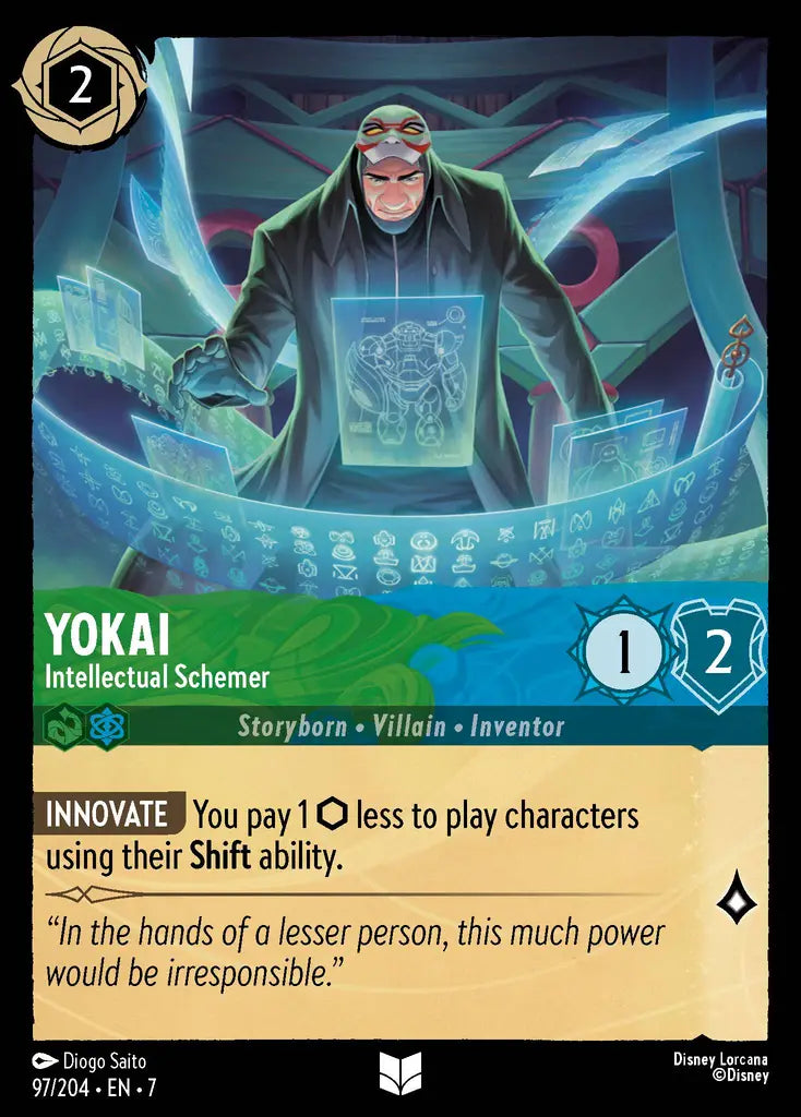 Yokai - Intellectual Schemer 97/204 (Archazia's Island)