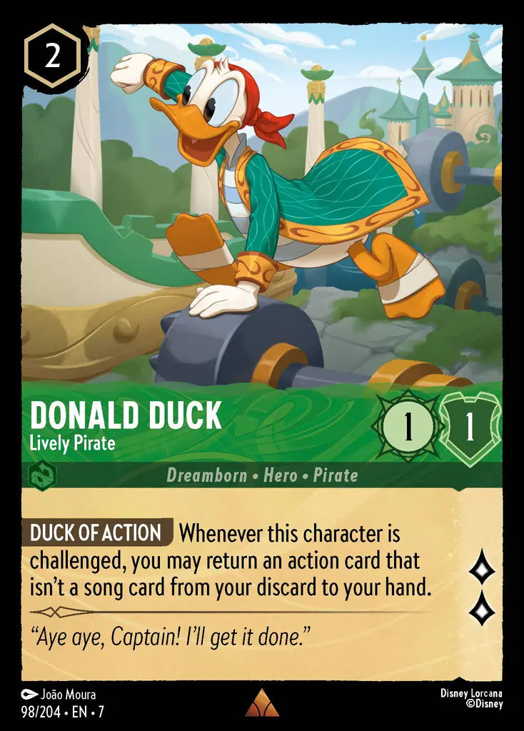 Donald Duck - Lively Pirate 98/204 (Archazia's Island)