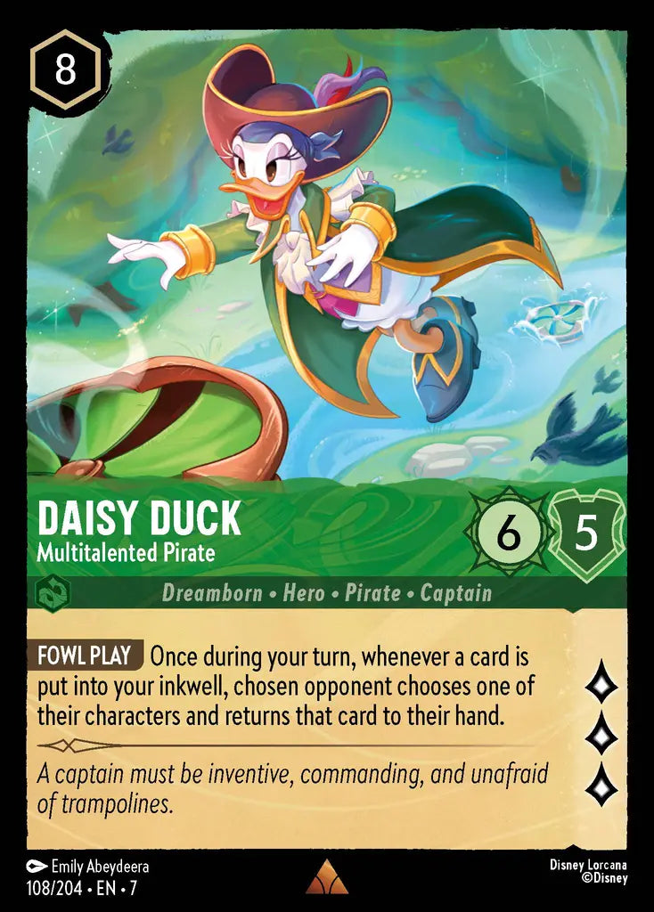Daisy Duck - Multitalented Pirate 108/204 (Archazia's Island)
