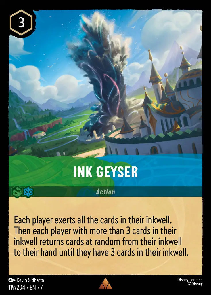 Ink Geyser 119/204 (Archazia's Island)