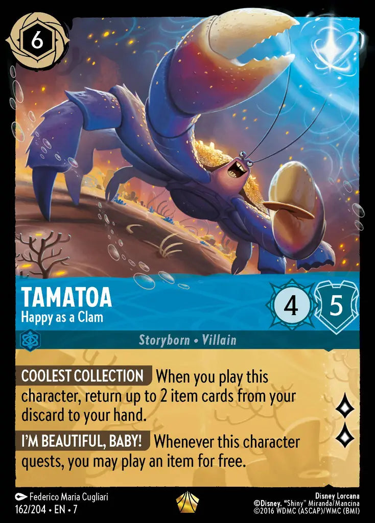 Tamatoa - Happy as a Clam 162/204 (Archazia's Island)