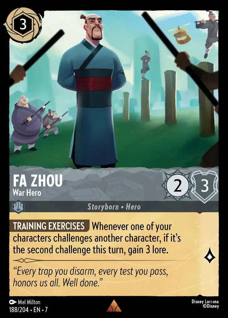 Fa Zhou - War Hero 188/204 (Archazia's Island)