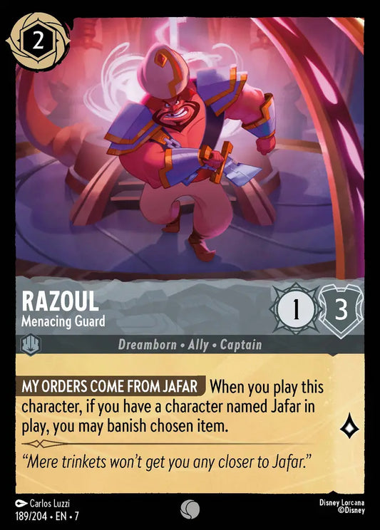 Razoul - Menacing Guard 189/204 (Archazia's Island)