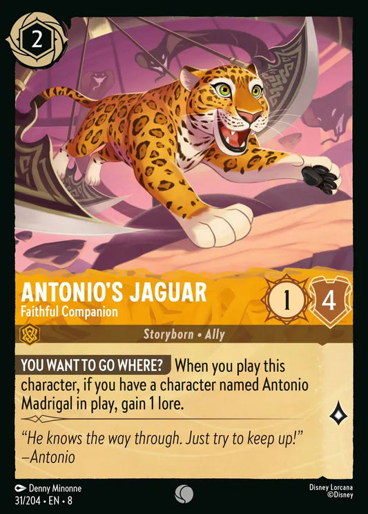 Antonio's Jaguar - Faithful Companion 31/204 (Reign of Jafar)