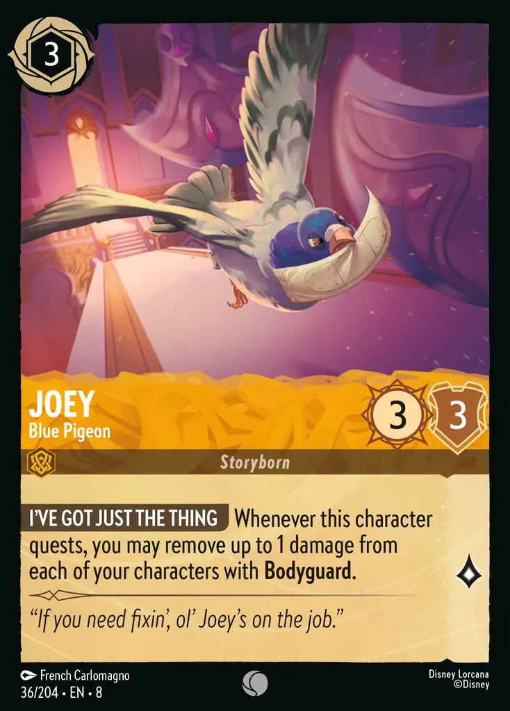Joey - Blue Pigeon 36/204 (Reign of Jafar)