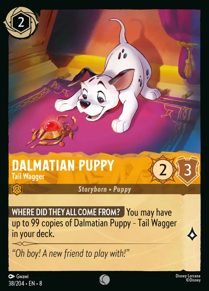 Dalmatian Puppy - Tail Wagger 38/204 (Reign of Jafar)