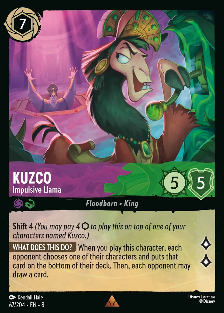 Kuzco - Impulsive Llama 67/204 (Reign of Jafar)