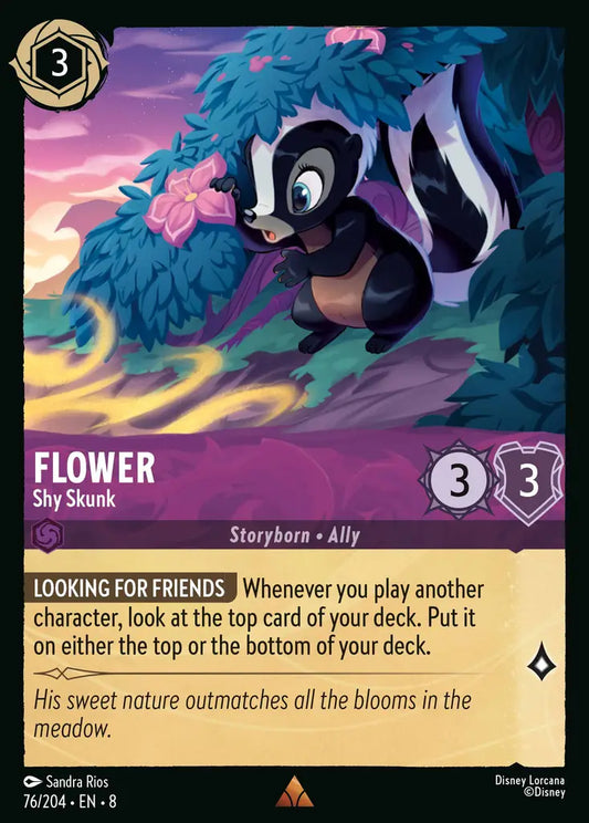 Flower - Shy Skunk 76/204 (Reign of Jafar)