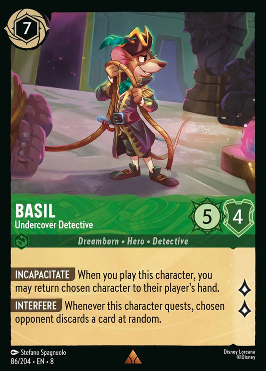 Basil - Undercover Detective 86/204 (Reign of Jafar)