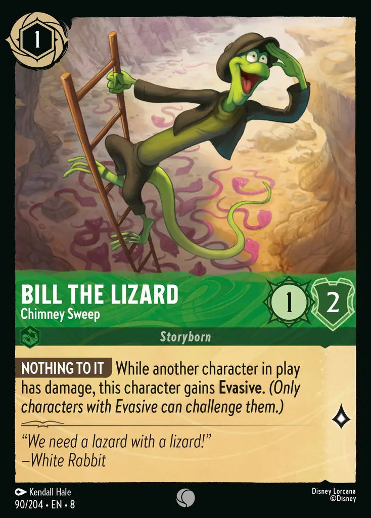 Bill the Lizard - Chimney Sweep 90/204 (Reign of Jafar)