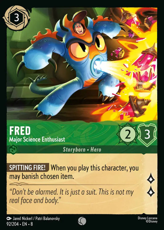 Fred - Major Science Enthusiast 92/204 (Reign of Jafar)
