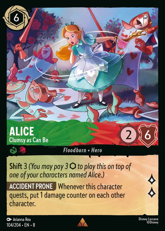 Alice - Clumsy as Can Be 104/204 (Reign of Jafar)