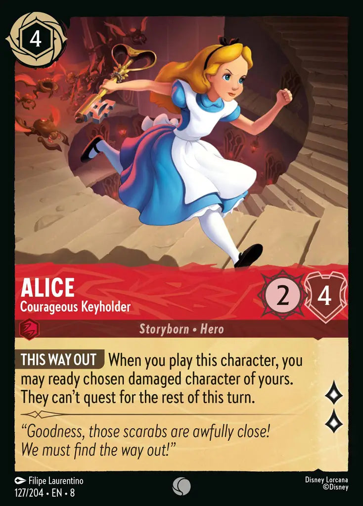 Alice - Courageous Keyholder 127/204 (Reign of Jafar)