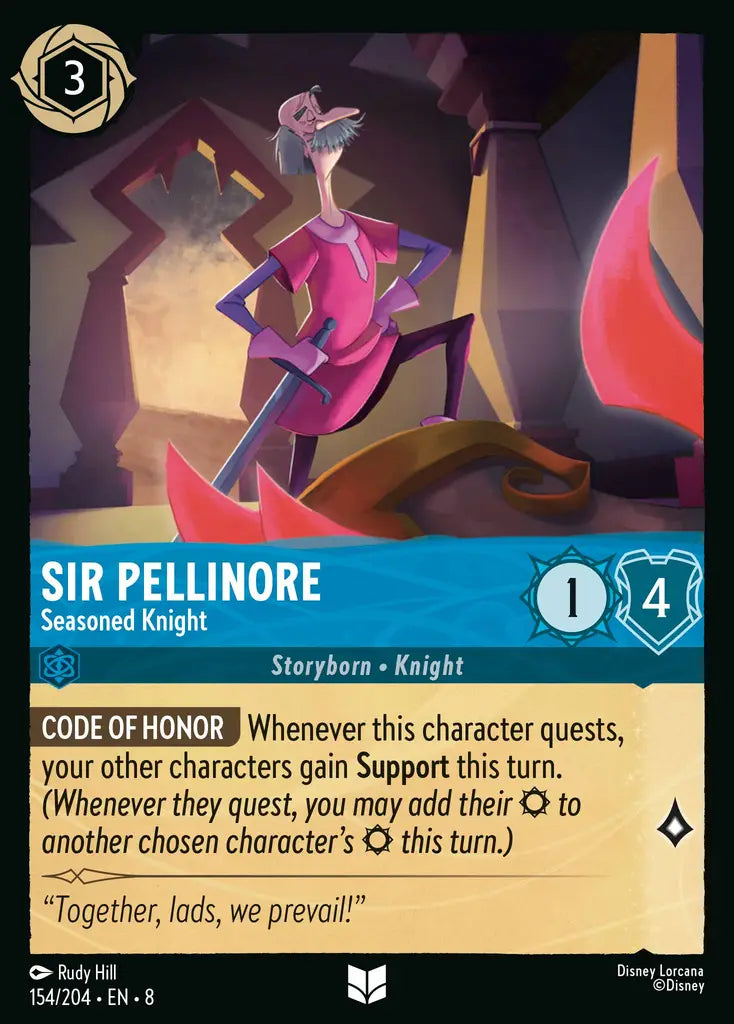 Sir Pellinore - Seasoned Knight 154/204 (Reign of Jafar)