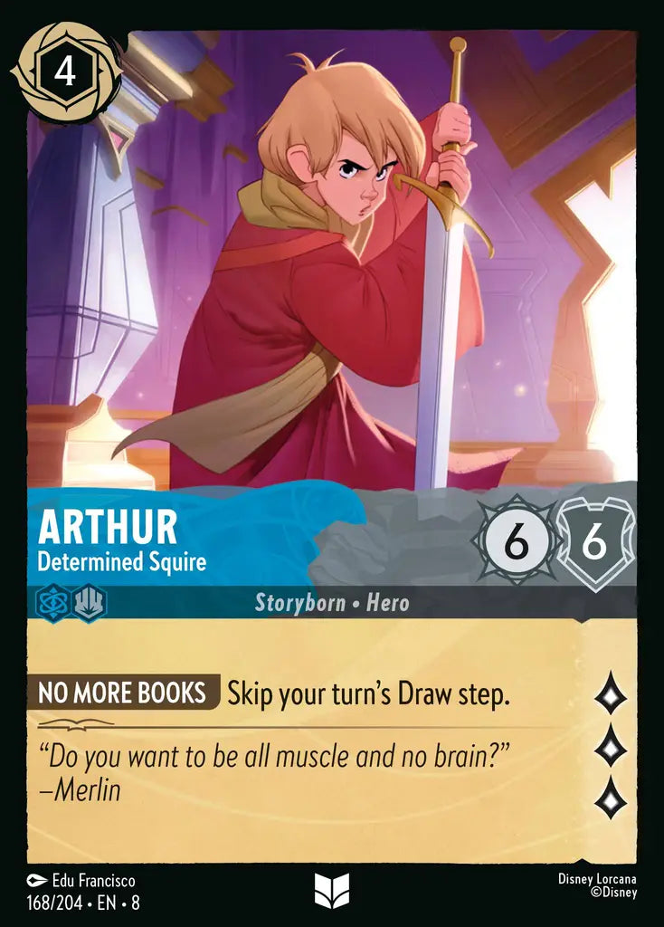 Arthur - Determined Squire 168/204 (Reign of Jafar)