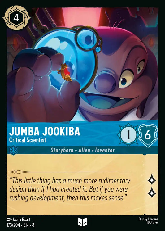 Jumba Jookiba - Critical Scientist 173/204 (Reign of Jafar)