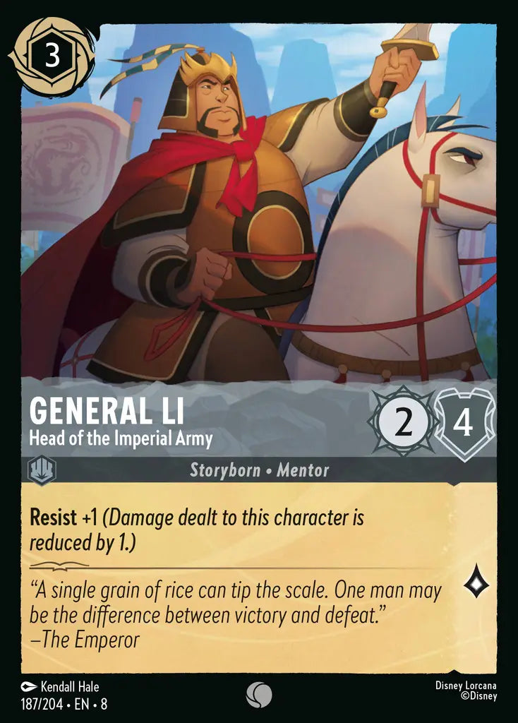 General Li - Head of the Imperial Army 187/204 (Reign of Jafar)