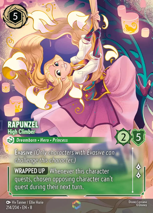 Rapunzel - High Climber 214/204 - Enchanted (Reign Of Jafar)