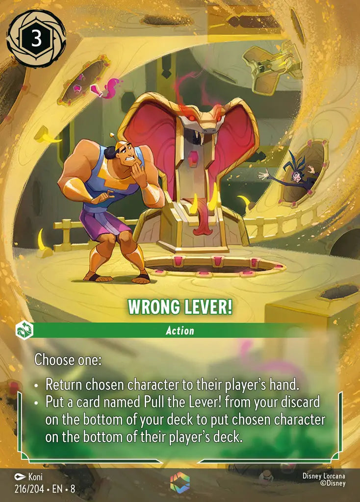 Wrong Lever! 216/204 - Enchanted (Reign Of Jafar)