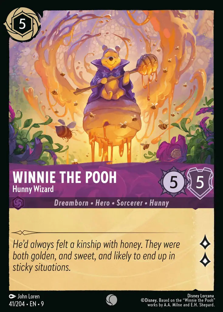 Winnie the Pooh - Hunny Wizard 41/204 (Fabled)