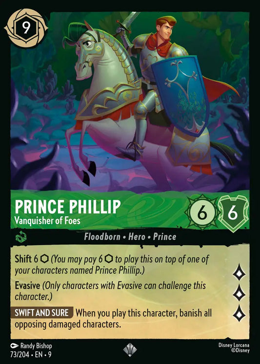Prince Phillip - Vanquisher of Foes 73/204 (Fabled)