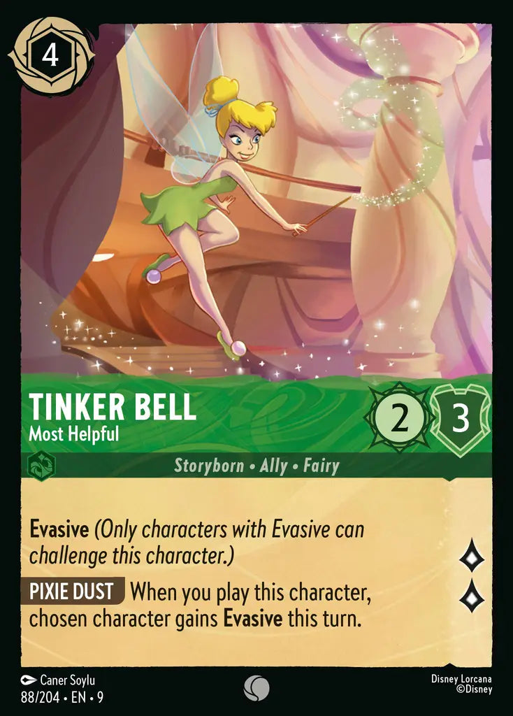 Tinker Bell - Most Helpful 88/204 (Fabled)