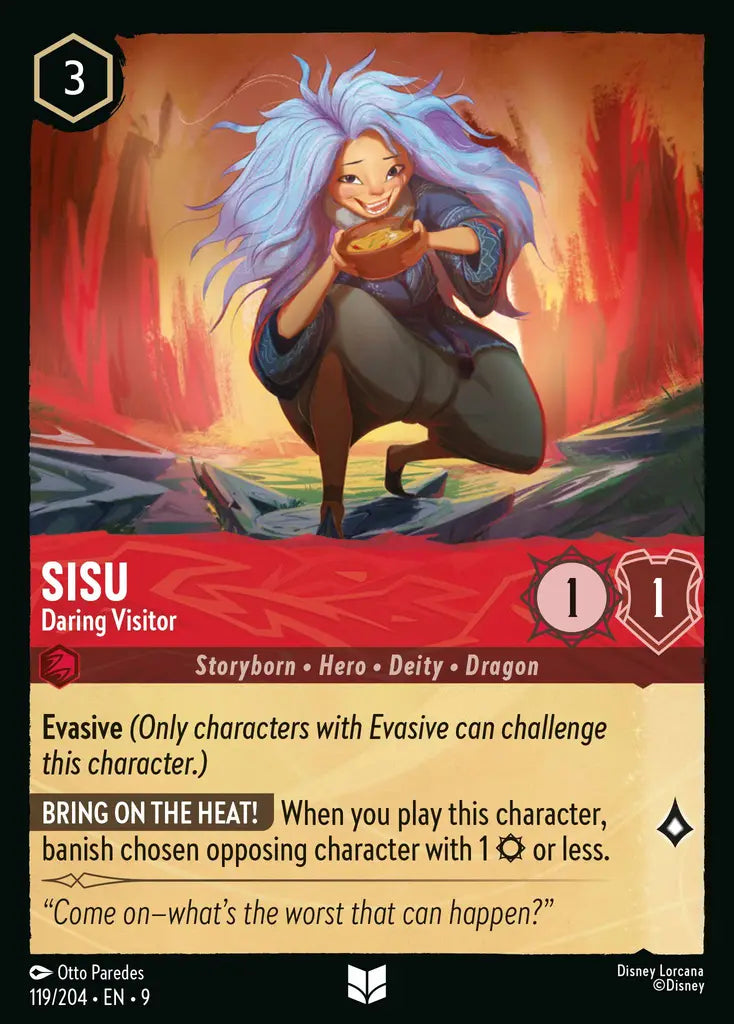 Sisu - Daring Visitor 119/204 (Fabled)