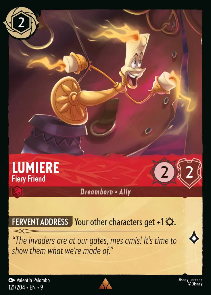 Lumiere - Fiery Friend 121/204 (Fabled)