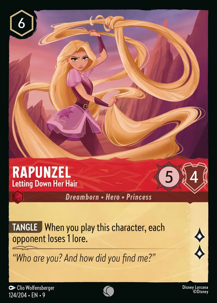Rapunzel - Letting Down Her Hair 124/204 (Fabled)