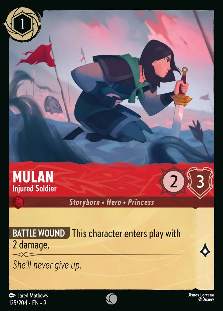 Mulan - Injured Soldier 125/204 (Fabled)