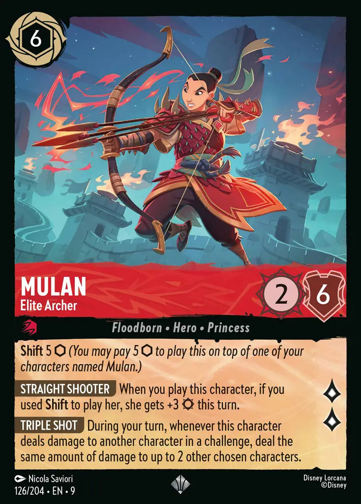 Mulan - Elite Archer 126/204 (Fabled)