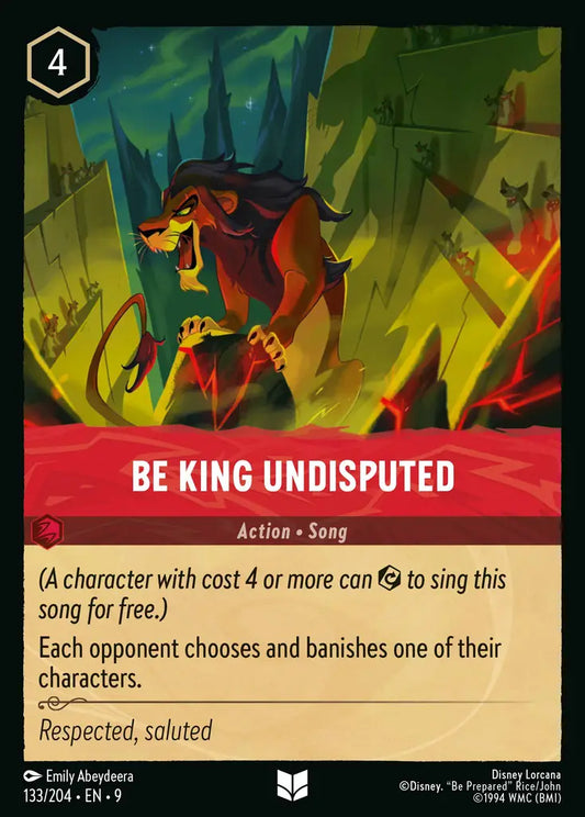 Be King Undisputed 133/204 (Fabled)