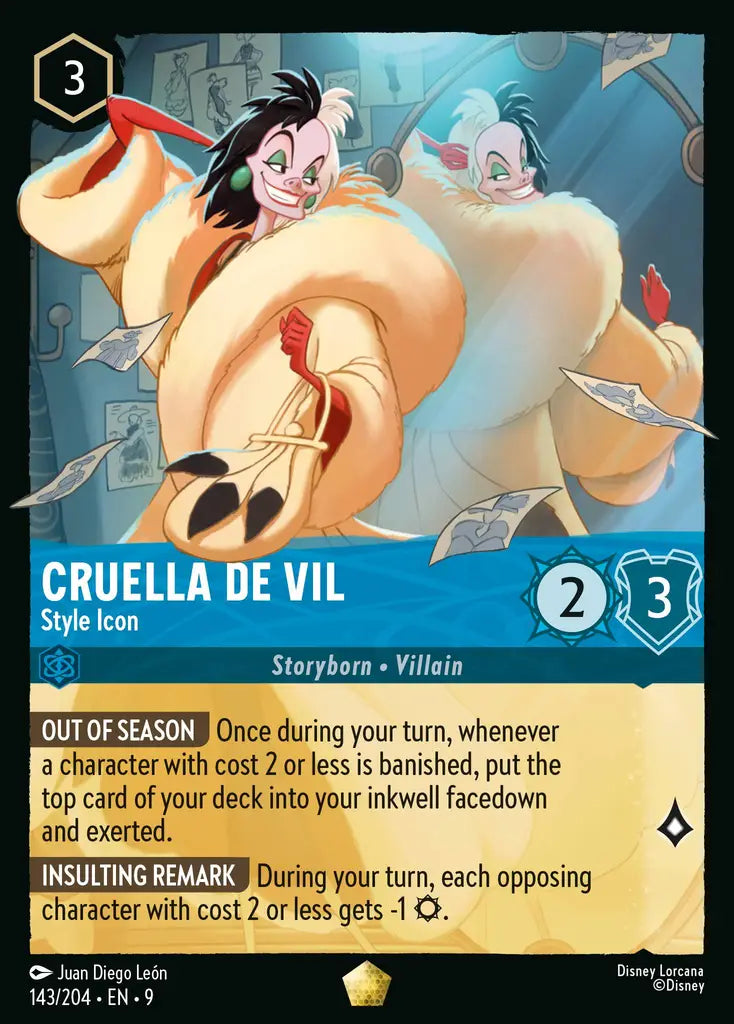 Cruella De Vil - Style Icon 143/204 (Fabled)