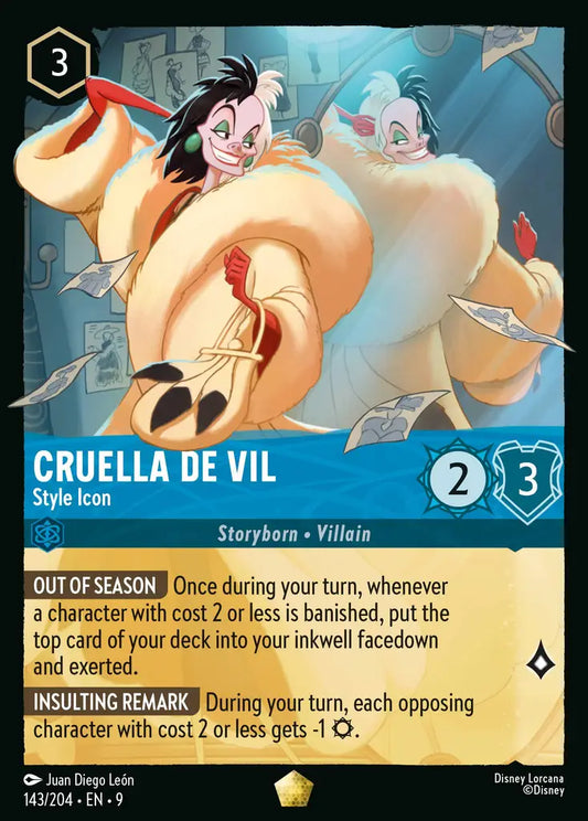 Cruella De Vil - Style Icon 143/204 (Fabled)
