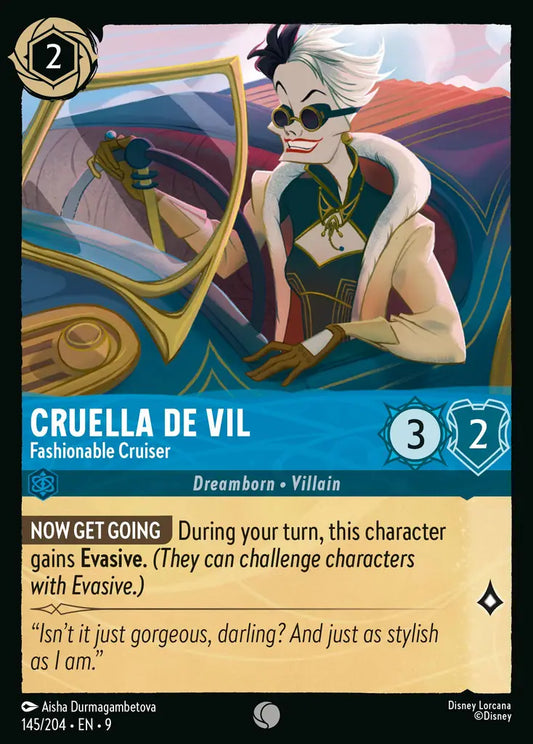 Cruella De Vil - Fashionable Cruiser 145/204 (Fabled)