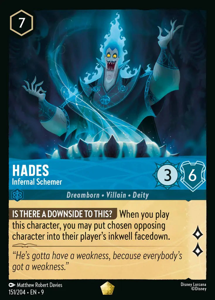 Hades - Infernal Schemer 151/204 (Fabled)