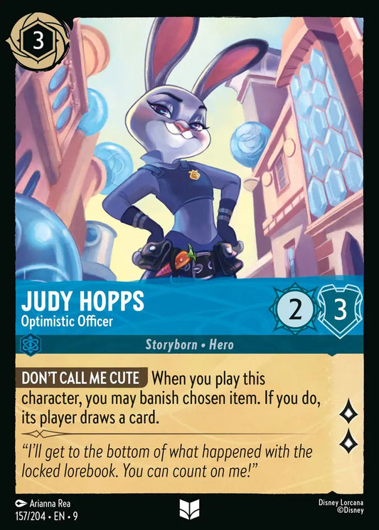 Judy Hopps - Optimistic Officer 157/204 (Fabled)