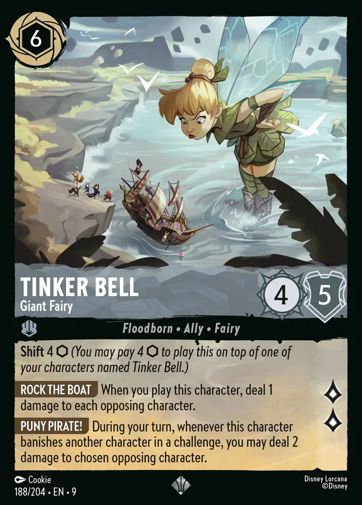 Tinker Bell - Giant Fairy 188/204 (Fabled)