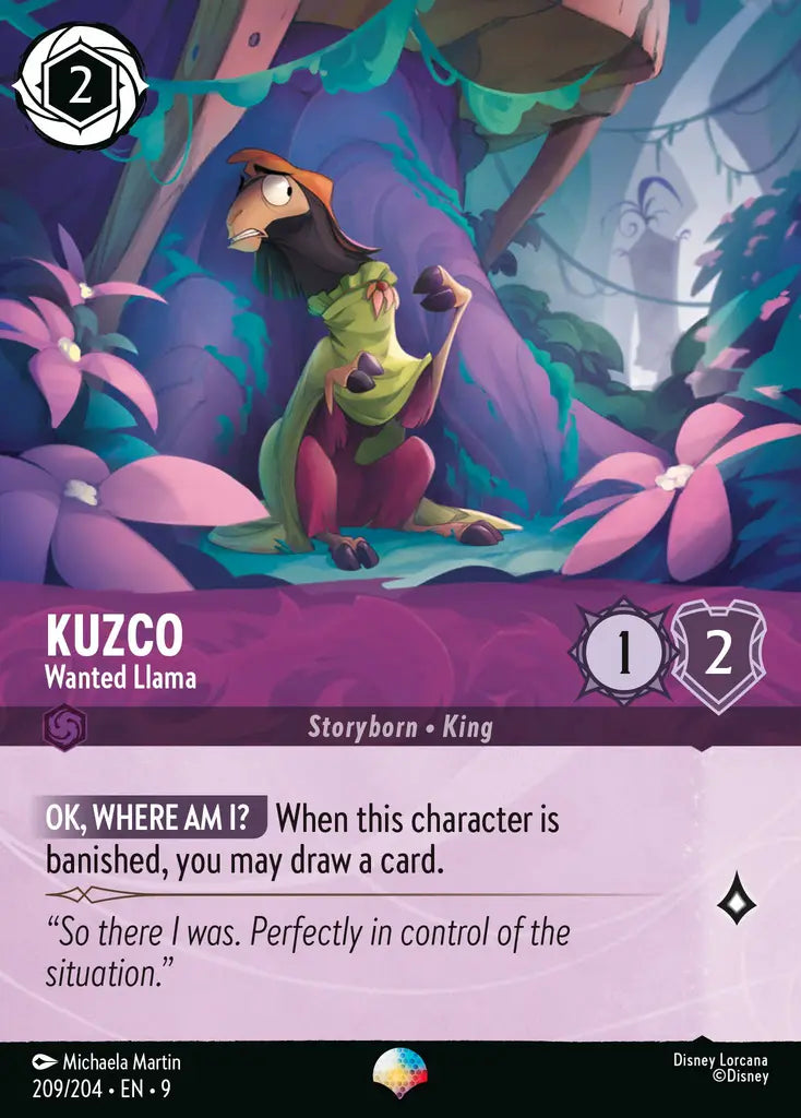 Kuzco - Wanted Llama 209/204 - Epic (Fabled)