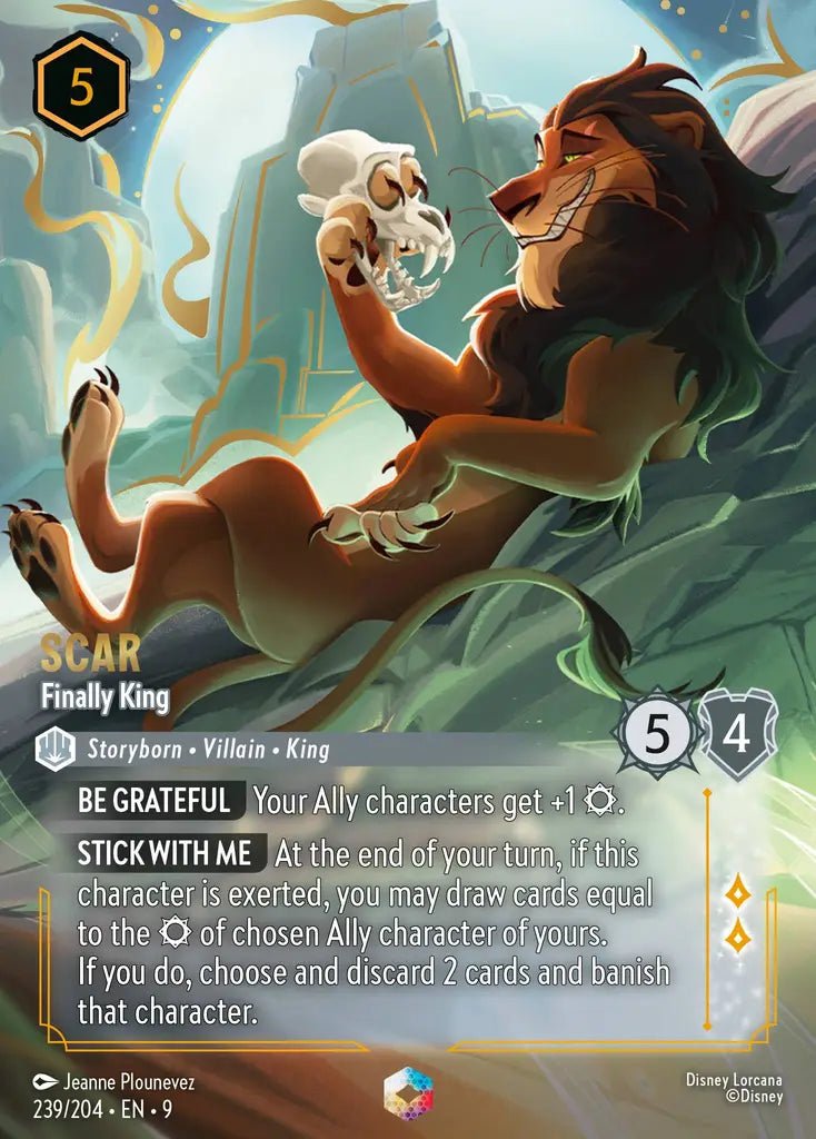 Scar - Finally King 239/204 - Enchanted (Fabled)
