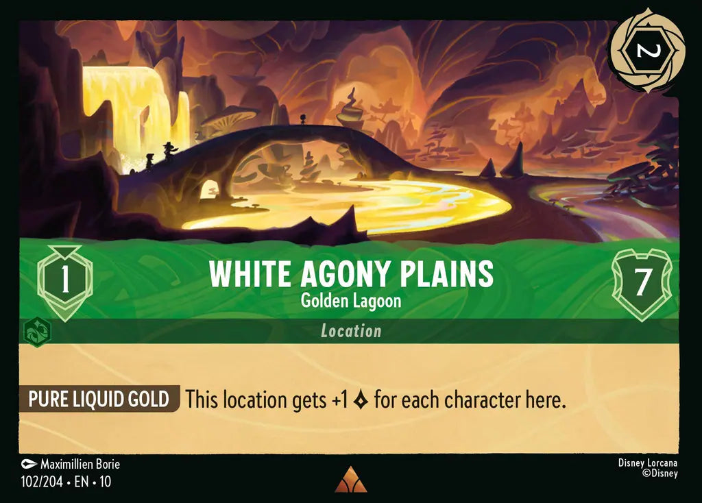 White Agony Plains - Golden Lagoon 102/204 (Whispers In The Well)