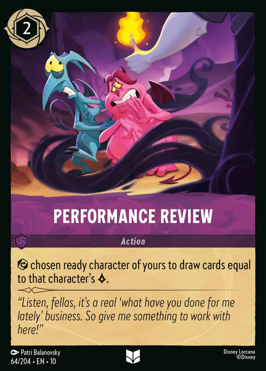 Performance Review 64/204 (Whispers In The Well)