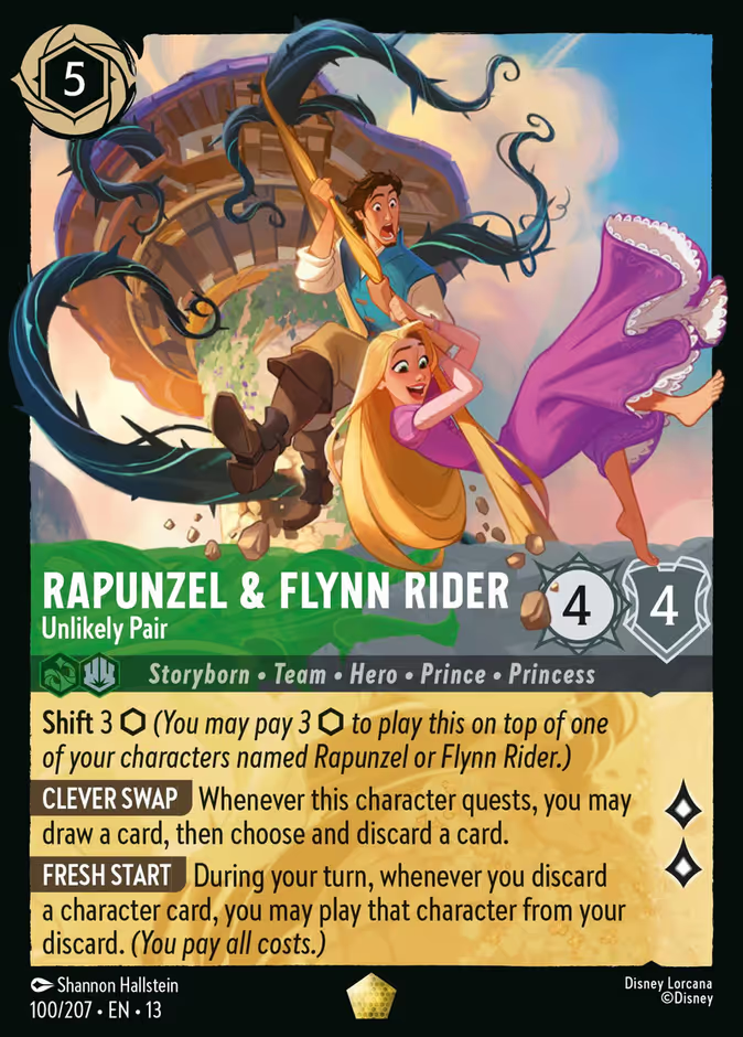 Rapunzel & Flynn Rider - Unlikely Pair - Attack of the Vine 100/207
