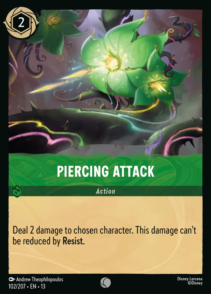 Piercing Attack - Attack of the Vine 102/207