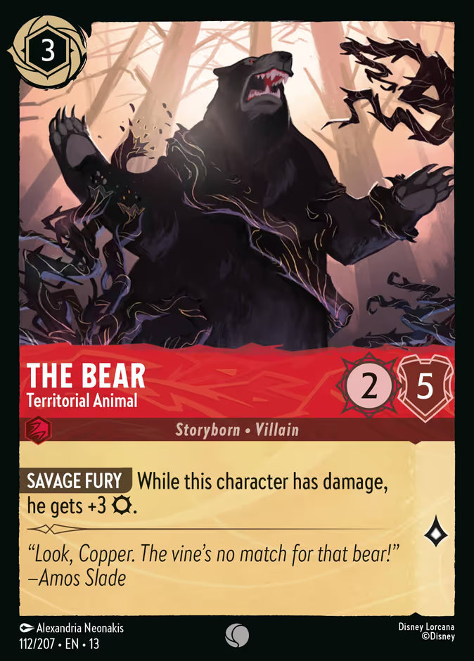 The Bear - Territorial Animal - Attack of the Vine 112/207